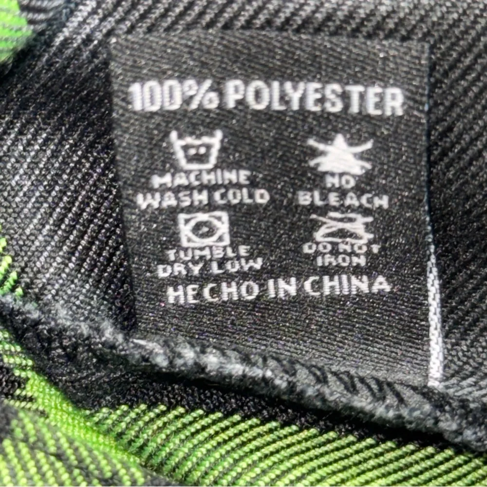 Dixxon Flannel Co Plaid Shirt Women Small Green Black Pearl Snap The Shifter - Picture 10 of 13